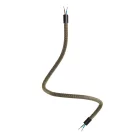 Kit Creative Flex flexible tube, black and gold RZ24 fabric cover, metal connectors