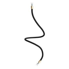   Kit Creative Flex flexible tube, black RM04 fabric cover and metal connectors