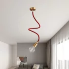 Kit Creative Flex flexible tube, RM09 with red fabric cover and metal connectors