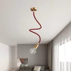 Kit Creative Flex flexible tube, burgundy RM19 fabric cover and metal connectors