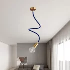 Kit Creative Flex flexible tube, dark blue RM20 fabric cover and metal connectors
