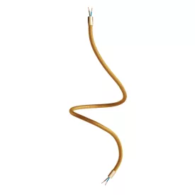   Kit Creative Flex flexible tube, RM73 bronze-colored fabric cover and metal connectors