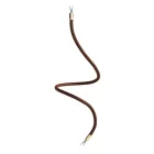 Kit Creative Flex flexible tube, Whiskey Black RZ22 fabric cover and metal connectors