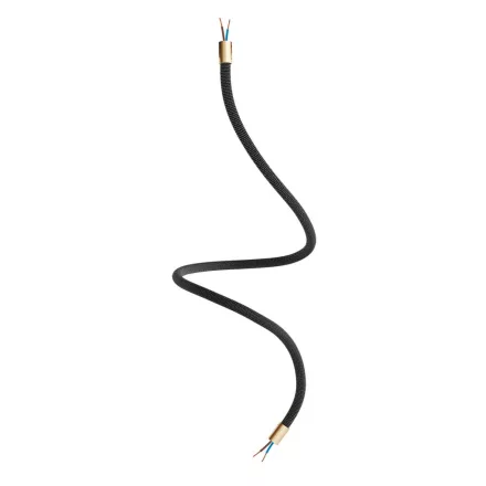 Kit Creative Flex tube, iron black RZ30 fabric cover, metal connectors