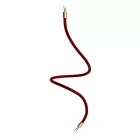Kit Creative Flex flexible tube, burgundy RM19 fabric cover and metal connectors