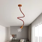 Kit Creative Flex flexible tube, burgundy RM19 fabric cover and metal connectors