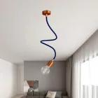 Kit Creative Flex flexible tube, dark blue RM20 fabric cover and metal connectors