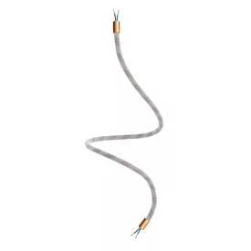   Kit Creative Flex flexible tube, Light Mélange RM72 fabric cover and metal connectors