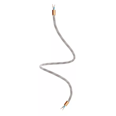 Kit Creative Flex flexible tube, Light Mélange RM72 fabric cover and metal connectors
