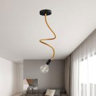 Kit Creative Flex flexible tube, RM73 bronze-colored fabric cover and metal connectors