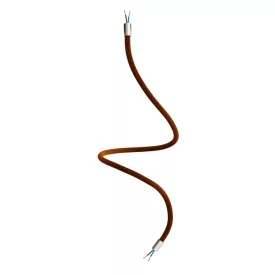   Kit Creative Flex flexible tube, brown RM13 fabric cover and metal connectors
