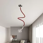 Kit Creative Flex flexible tube, burgundy RM19 fabric cover and metal connectors