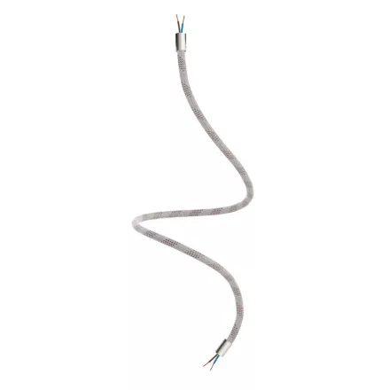 Kit Creative Flex flexible tube, Light Mélange RM72 fabric cover and metal connectors