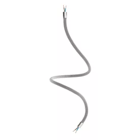   Kit Creative Flex flexible tube, black and white RZ04 fabric cover and metal connectors