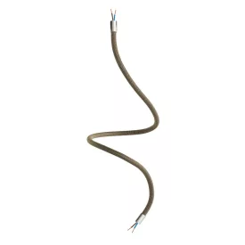   Kit Creative Flex flexible tube, black and gold RZ24 fabric cover, metal connectors