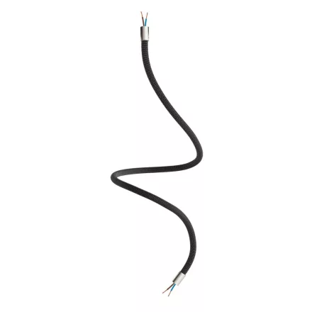 Kit Creative Flex tube, iron black RZ30 fabric cover, metal connectors