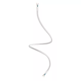   Kit Creative Flex flexible tube, white RM01 fabric cover and metal connectors