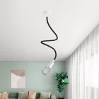 Kit Creative Flex flexible tube, black RM04 fabric cover and metal connectors