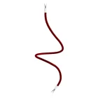 Kit Creative Flex flexible tube, burgundy RM19 fabric cover and metal connectors