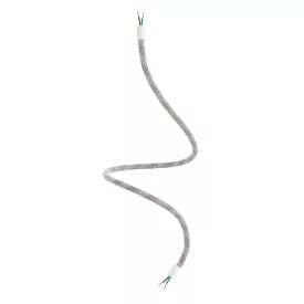  Kit Creative Flex flexible tube, Light Mélange RM72 fabric cover and metal connectors