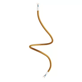   Kit Creative Flex flexible tube, RM73 bronze-colored fabric cover and metal connectors