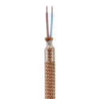 Kit Creative Flex flexible tube, RM74 copper fabric cover and metal connectors