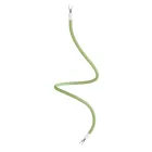 Kit Creative Flex flexible tube, grass green RM77 with textile lining and metal connectors