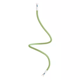   Kit Creative Flex flexible tube, grass green RM77 with textile lining and metal connectors