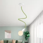 Kit Creative Flex flexible tube, grass green RM77 with textile lining and metal connectors