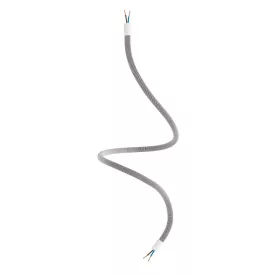   Kit Creative Flex flexible tube, black and white RZ04 fabric cover and metal connectors
