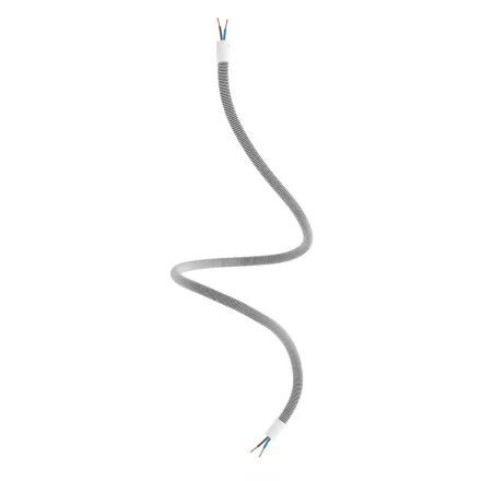 Kit Creative Flex flexible tube, black and white RZ04 fabric cover and metal connectors