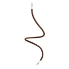 Kit Creative Flex flexible tube, Whiskey Black RZ22 fabric cover and metal connectors