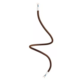   Kit Creative Flex flexible tube, Whiskey Black RZ22 fabric cover and metal connectors