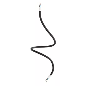   Kit Creative Flex tube, iron black RZ30 fabric cover, metal connectors