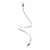 Kit Creative Flex flexible tube, silver RM02 fabric cover and metal connectors