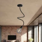 Kit Creative Flex flexible tube, black RM04 fabric cover and metal connectors