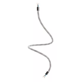   Kit Creative Flex flexible tube, Light Mélange RM72 fabric cover and metal connectors