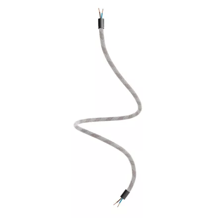 Kit Creative Flex flexible tube, Light Mélange RM72 fabric cover and metal connectors
