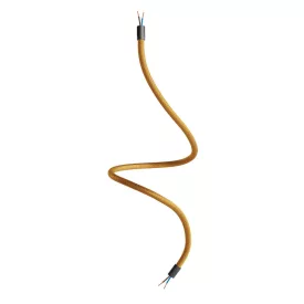   Kit Creative Flex flexible tube, RM73 bronze-colored fabric cover and metal connectors