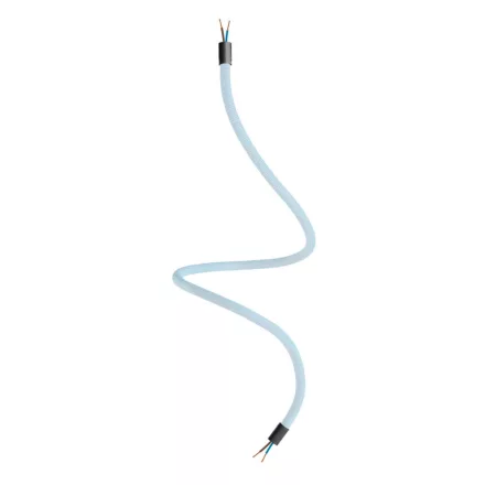 Kit Creative Flex flexible tube, baby blue RM76 with textile lining and metal connectors