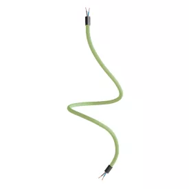  Kit Creative Flex flexible tube, grass green RM77 with textile lining and metal connectors