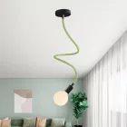 Kit Creative Flex flexible tube, grass green RM77 with textile lining and metal connectors