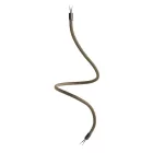 Kit Creative Flex flexible tube, black and gold RZ24 fabric cover, metal connectors