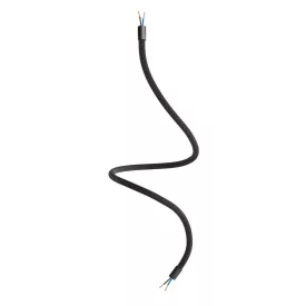   Kit Creative Flex tube, iron black RZ30 fabric cover, metal connectors
