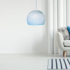 Dome lampshade made of thread - 100% handmade