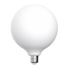 Metal wall lamp with porcelain-effect spherical bulb