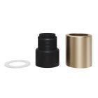 Metal E27 lamp holder for wall or ceiling mounting