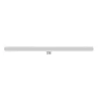 Lamp with plug, metal design and linear LED S14d bulb