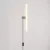 Lamp with plug, metal design and linear LED S14d bulb