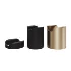 Metal S14d lamp holder for wall or ceiling mounting